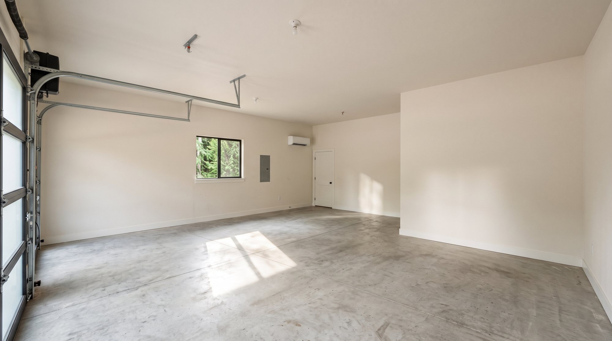 Mt. Bachelor Pad concept rendering: garage interior looking toward the mudroom door